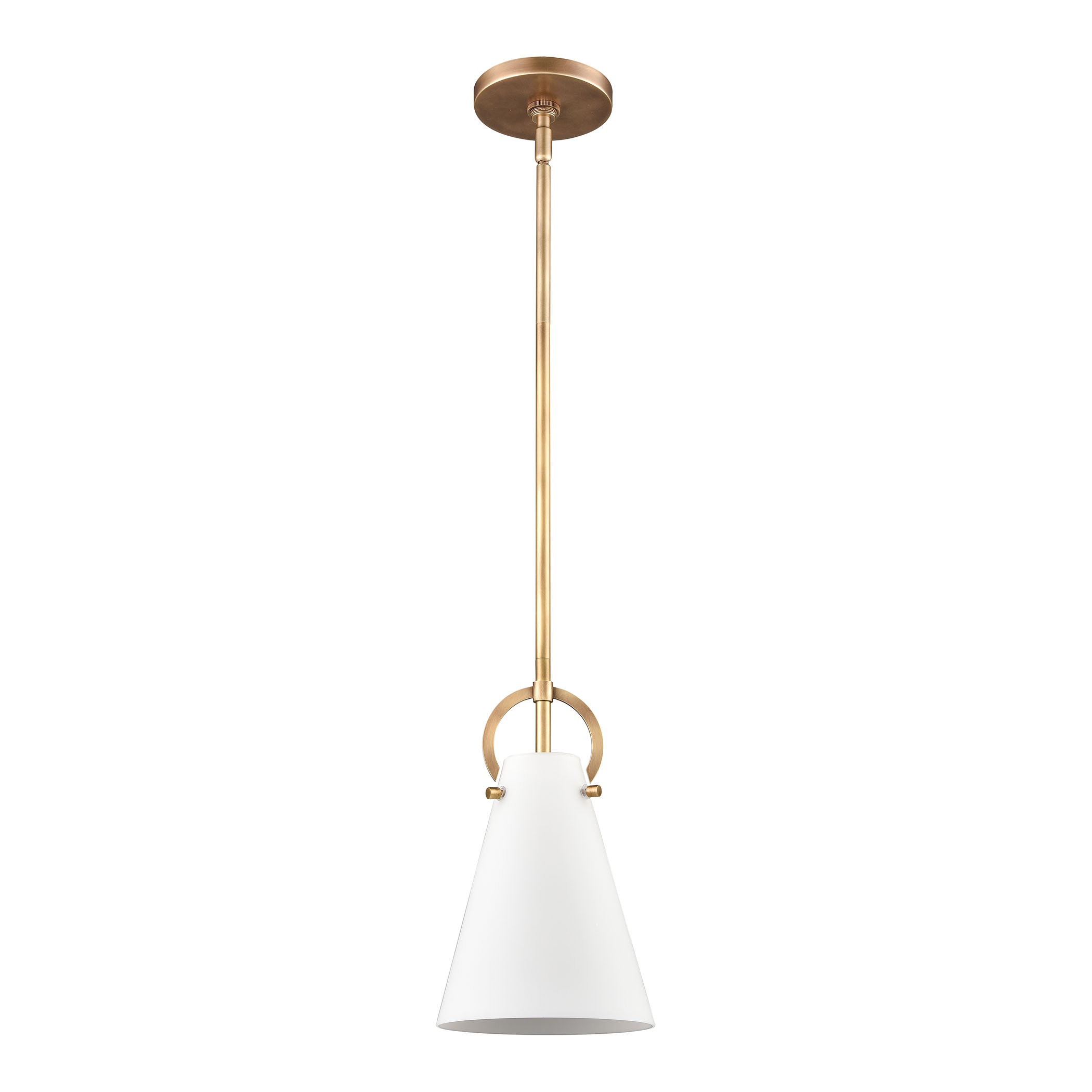 Elk Home 7-Inch Wide Gabby Mini Pendant, Modern/Contemporary, Brass - image 2 of 4
