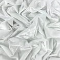 thumbnail image 2 of Ice Fabrics Stretch Crushed Velvet Fabric by the Yard - 60/62" Wide Soft Velvety Fabric for Sewing Apparel, Upholstery, Curtains & Decor - 234 GSM - 20% Vertical Stretch - White - 6 Yards, 2 of 6