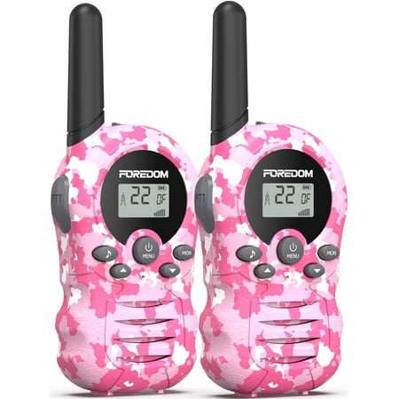 FOREDOM T388A Walkie Talkies for Kids, Kids 2-Way Radio Long Range for Boys & Girls, 2 Pack