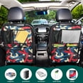 thumbnail image 5 of Abstract colorful grunge pattern(2) 39 Pack Kick Mat Back Seat Protector With Storage Pockets, Universal Car Seat Back Organizer For Pets, Waterproof Backseat Protector For Most Car, 5 of 5