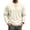 854#Khaki, variant on Men's Waffle Knit Casual Shirt Long Sleeve Crew Neck Travel Top Outdoor Work Top Travel Work Shirt