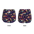 thumbnail image 3 of Rateoe cute animals Printed 2 in 1 Women's Workout Shorts for Athletic Gym Running Shorts with Phone Pockets-XX-Large, 3 of 7