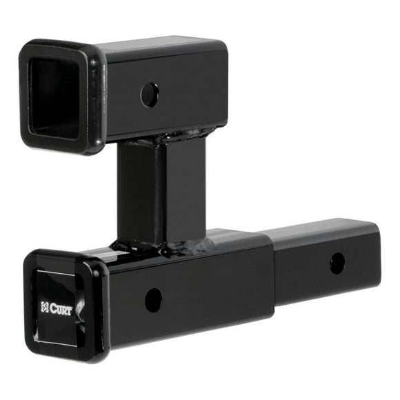 Curt 45792 Dual 8 Inch Long 2 Inch Square Tube Trailer Hitch Receiver Extension