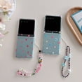 thumbnail image 6 of Allytechgroup Motorolra Razr 2025 Case with Hand Strap, Slim Flexible TPU Clear Back Cover with Stylish Flower Pattern Scratch-Proof Drop Protection Phone Case for Motorola Razr 60, 6 of 8