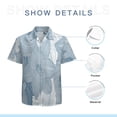 thumbnail image 7 of High Quality Hawaiian Shirts for Men Short Sleeve Aloha Beach Shirt Floral Summer Casual Button Down Shirts Blouses ICVIME, 7 of 7