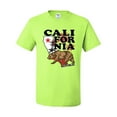 thumbnail image 2 of Wild Bobby, California Republic Cali Bear Pop Culture Men's Graphic T-Shirt, Safety Green, X-Large, 2 of 3