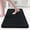 Black, variant on Buganda Memory Foam Bathroom Rug, Soft and Absorbent Bath Mat, Comfortable Bath Rug Carpet for Bathroom Floor Dark Grey 30x20