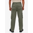 thumbnail image 2 of Boulder Creek By Kingsize Men's Big & Tall  Side-Elastic Stacked Cargo Pocket Pants, 2 of 4