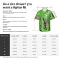 thumbnail image 5 of Sikiie CROCODILE HEAD Print Men's Hawaiian Shirt, Summer Beach Button Pocket Short Sleeve T-Shirt,Small, 5 of 7