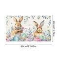 40x60cm Happy Easter Bunny Decorative Door Mat Easter Bunny Doormat For