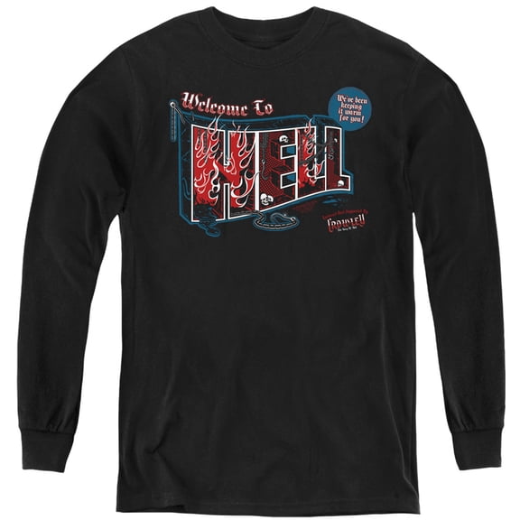 Supernatural - Welcome - Youth Long Sleeve Shirt - X-Large