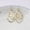 Gold, variant on Floral Fligree Alooy Earrings Gold Silver Plated Statement Chandelier Jewelry