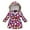 Dark Purple, variant on Shachafan Toddler Boys Girls Winter Cartoon Prints Coat Hooded Jacket Thicken Windproof Zipper Warm Outwear Girls Winter Coats Size 5 Winter Coat for Girls 6x