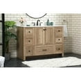 thumbnail image 2 of Elegant Decor Soma 48" MDF Single Bathroom Vanity with Backsplash in Natural Oak, 2 of 8