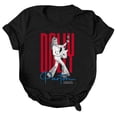 thumbnail image 2 of Women's Dolly Shirts Country Music Legend T-Shirt Crewneck Short Sleeve Shirt Vintage Graphic Tee Loose Fit T-Shirt Casual Tops L, 2 of 5