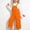 Orange, variant on Girls Performance Overalls Cute Childrens Suspenders Pants For Dance Choir And Stage Tween Kids Summer Soft Comfy Cute Teen Basic Pants