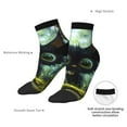 thumbnail image 6 of Fuzoiu Cute Big-Eyed Black Cat Print Adult Socks, Crew Moisture-wicking Socks, Unisex Cushion Crew Socks,Casual Sports Ankle Socks, 6 of 7