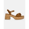 thumbnail image 2 of Time and Tru Women's Cork Knot Sandals, 2 of 6