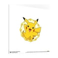 thumbnail image 4 of Gallery Pops Pokemon - Pikachu Sparkle Badge Wall Art, Unframed Version, 12" x 12", 4 of 5