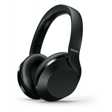 Philips PH802 Over-Ear Wireless Bluetooth Headphones with Echo Cancellation and up to 30 hours of playtime, Black