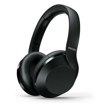 Philips PH802 Over-Ear Wireless Bluetooth Headphones with Echo Cancellation and up to 30 hours of playtime, Black