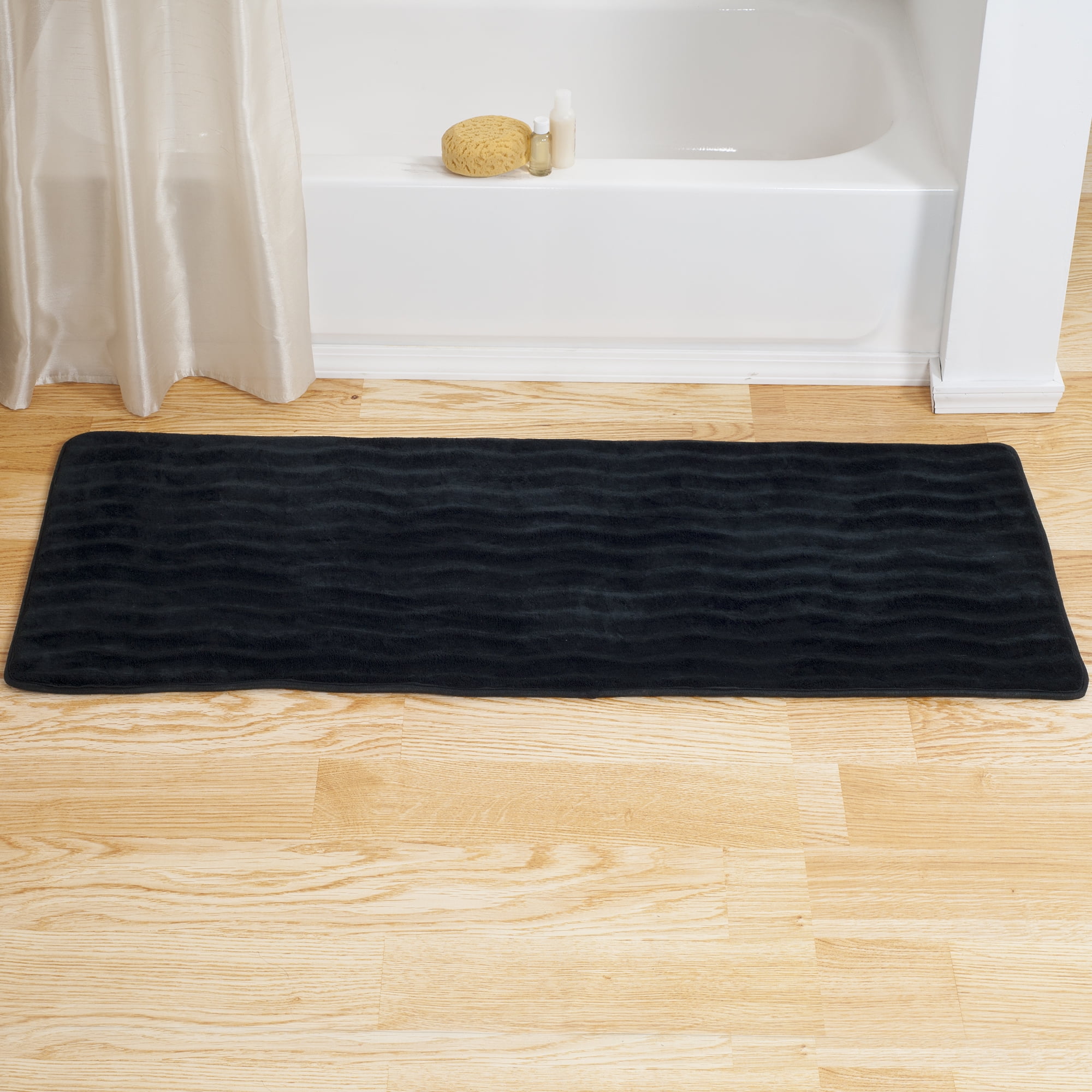 Microfiber Memory Foam Bathmat Oversized Padded Nonslip Accent Rug