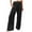 Black, variant on hotojiny Pants for Woman Fall Wide Leg Casual Palazzo Pants Elastic High Waisted Loose Pull On Trousers with Pockets