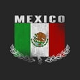 thumbnail image 2 of Men's Lost Gods Distressed Mexican Flag  Graphic Tee Black Large, 2 of 5