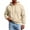 Khaki, variant on TKKCS Mens Solid Pullover Hoodie Drawstring Loose Fit Casual Long Sleeve Hooded Sweatshirt Khaki XL