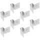 thumbnail image 1 of unbranded 8Ud Soporte Para De Acuario De Inoxidable Resistente Color Plata Para Peceras Sin Marco, 1 of 8