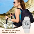 thumbnail image 4 of SKMEI Watches for Women Outdoor Sport Digital Watch Waterproof Chronograph Womens Wristwatch with Alarm/Back Light/Dual Time, 4 of 10