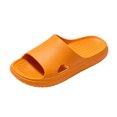 thumbnail image 2 of Women Shower Shoes Casual Stylish Shower Slippers Non-Slip Open Toe House Slides Comfortable Lightweight Bathroom Sandals Saffron 7 [EU-38], 2 of 5