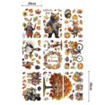 thumbnail image 4 of Decorative vinyl decals for dogs and cats, autumn themes with maple leaves and Thanksgiving, 4 of 4