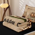 thumbnail image 5 of Homewish Leopard Print Camper Zipper Twin Comforter Sets with Fitted Sheet and 2 Pillowcases,Kids Happy Camping Zipper Bedding Set For Girl Boys,Black Reversible,4-Piece, 5 of 7