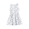 thumbnail image 4 of Iaqnaocc Dresses for Girls Size 7 A-Line Cute Floral Print Dress Birthday Casual Sleeveless Girls Clothes 2026 Summer Fashion Special Occasion Dress for Girls White 11-12 Years, 4 of 4