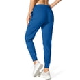thumbnail image 2 of Pantalones deportivos SANTINY para mujer, ligeros, para correr, con cordón, entrenamiento, viajes, yoga, atletismo, pantalones de salón con bolsillos (Blue_S), 2 of 5
