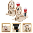 thumbnail image 3 of 2 Sets DIY Hand Crank Generator Emergency Power Generator Electricity Generator Crank Kit, 3 of 6