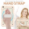 thumbnail image 2 of TECH CIRCLE Bumper Case for Samsung Galaxy Tab A7 (SM-T500) Tablet 10.4" 2020 Version, Shockproof Protective Cute Kids Case with Screen Protector & Hand Strap & Kickstand & Shoulder Strap, Rosegold, 2 of 7