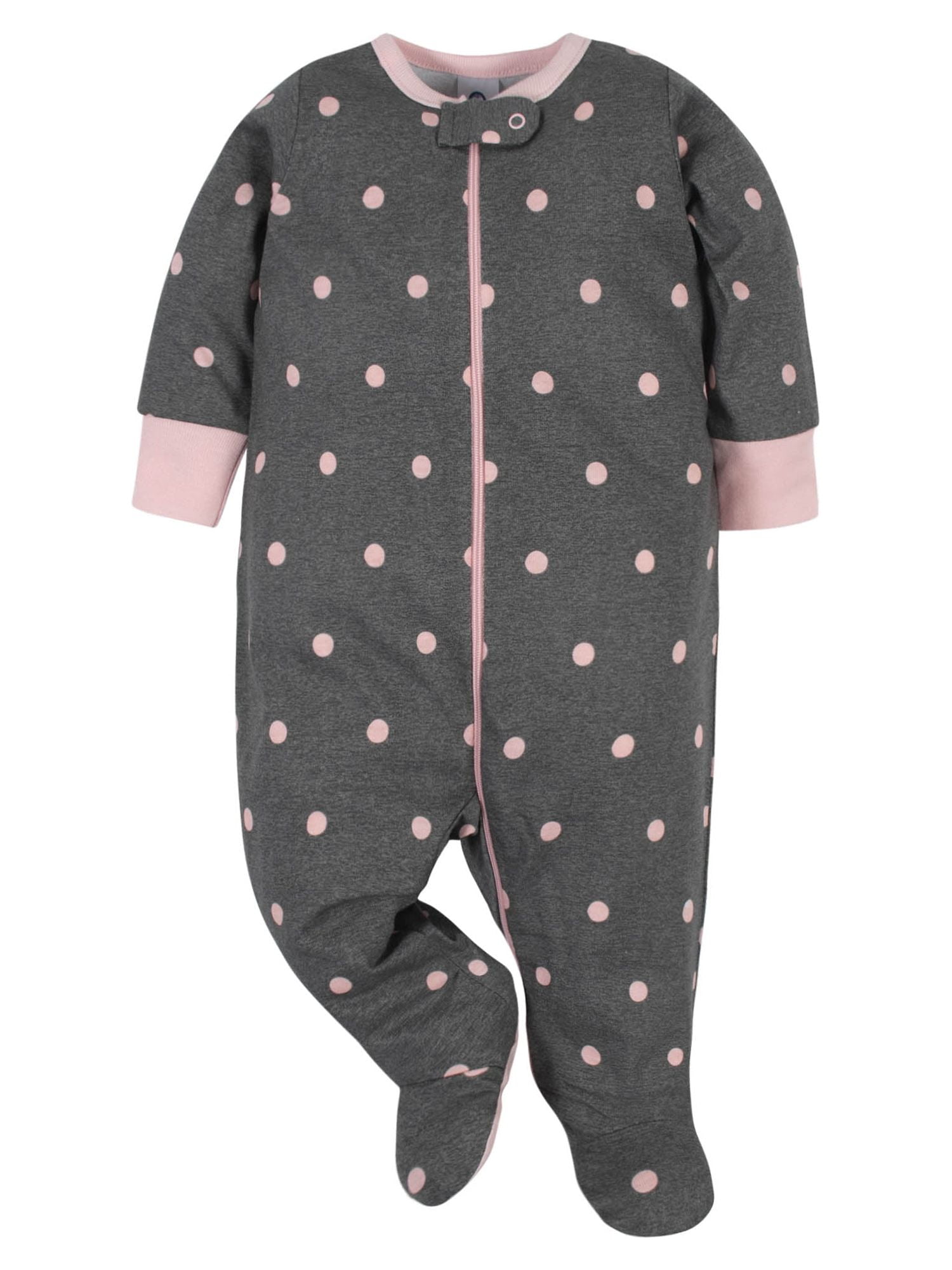 Baby Girls' Ribbed Sleepsuit - 2-Pack A019C00