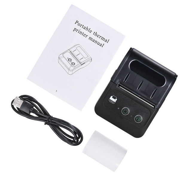 Mini Impresora Térmica Portátil - Ideal Para Recibos Y Tickets