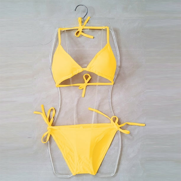 【新品未使用】AQUX⭐︎完売品⭐︎Brazilian Bikinis\"Yellow Gorgeous 'Brasil' Brazil 🇧🇷 green / yellow bikini | Depop