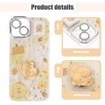 thumbnail image 3 of HONITANO Cute Kitten Cat Phone Case Clear Protective Shell with Unique Lucky Cat Design, 3 of 6