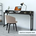 thumbnail image 6 of Arlopu 70.8'' Overbed Table with Wheels for Full/Queen Size Bed Frame, Mobile Computer Desk Standing Workstation Laptop Cart, 6 of 7