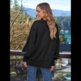 thumbnail image 4 of Sudaderas de Gran Tamaño para Mujer, Sudaderas con Capucha, Camisetas de Cuello Redondo, Conjuntos de Otoño, Ropa de Invierno Y2K para Adolescentes Negro L, 4 of 7