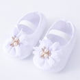 thumbnail image 4 of Coduop Baby Girl Princess Mary Jane Shoes Wedding Dress Flat Shoes with Free Headband, 4 of 6