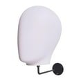 thumbnail image 3 of Expositor de cabeza de maniquí para sombreros, montado en la pared, para tocados, auriculares y auriculares. blanco, 3 of 9