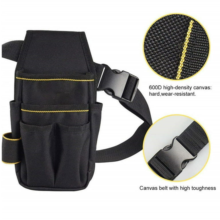JOINDO Water Resistant Tool Pouch with 5 Pockets, Waist Bag for