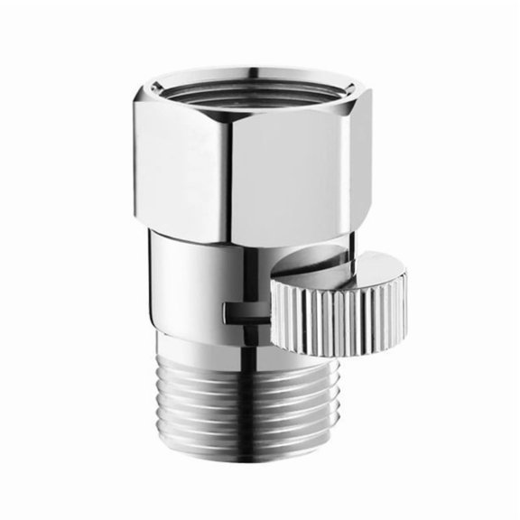 Apooke Convenient Shower Head Water Control Adjustable Brass Shower Head Shut Off Valves Smooth Operation for Hand Shower Arm