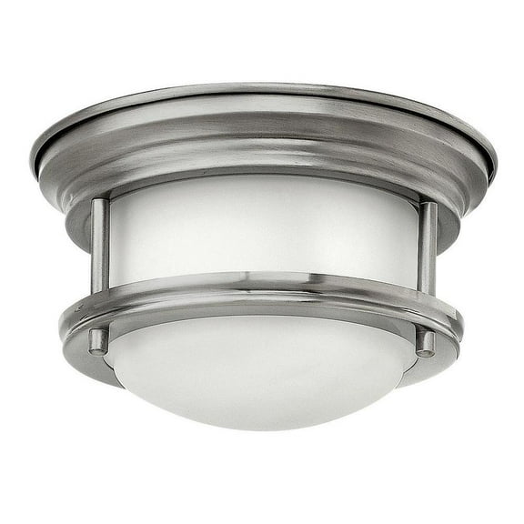16W Led Mini Flush Mount in Traditional-Coastal Style 7.75 inches Wide By 4.5 inches High-Antique Nickel Finish Bailey Street Home 81-Bel-2022033