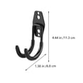 thumbnail image 2 of NICEXMAS 2 Pcs Shovel Hanger Garage Coat Hook Tool Hook Wall Hanging Wall Mount .30X6.80X3.50CM, 2 of 8